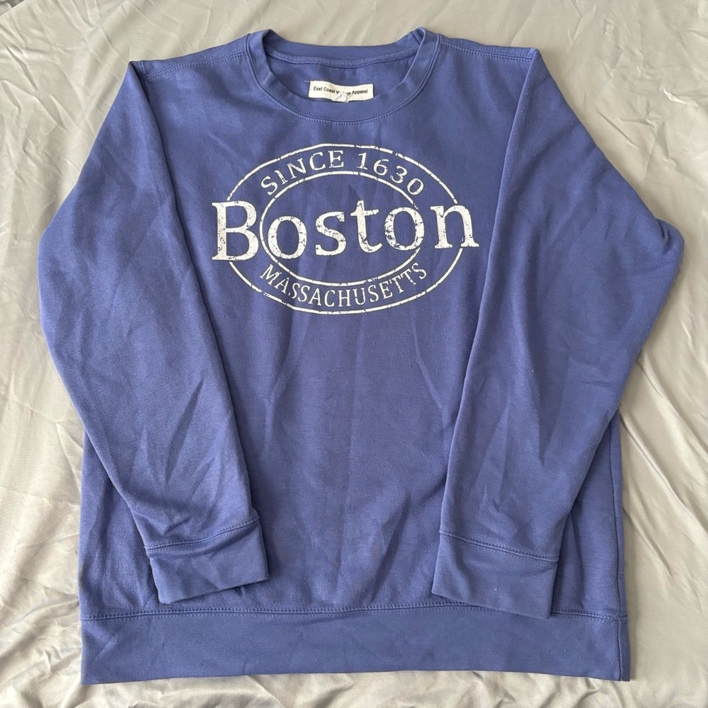 East Coast Vintage Apparel Pullover Periwinkle Blue Casual Sweater Women's XL